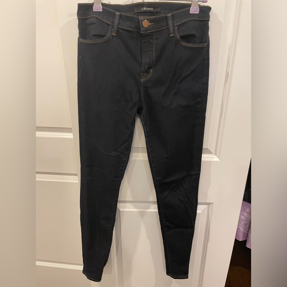 J Brand “Maria” High Rise Skinny Jeans, After Dark Wash 
(Size 28)